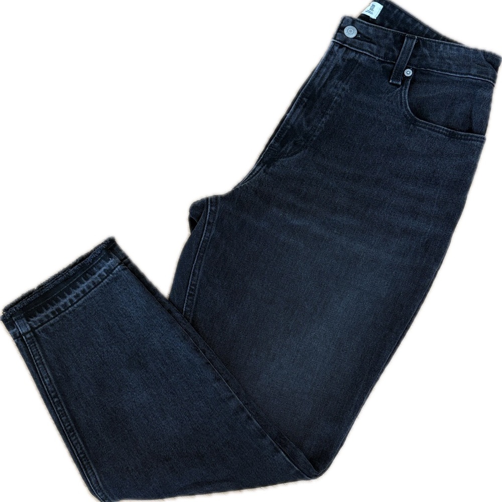 Abercrombie & Fitch the skinny high rise 30 10S 10 short black jeans inseam 25"